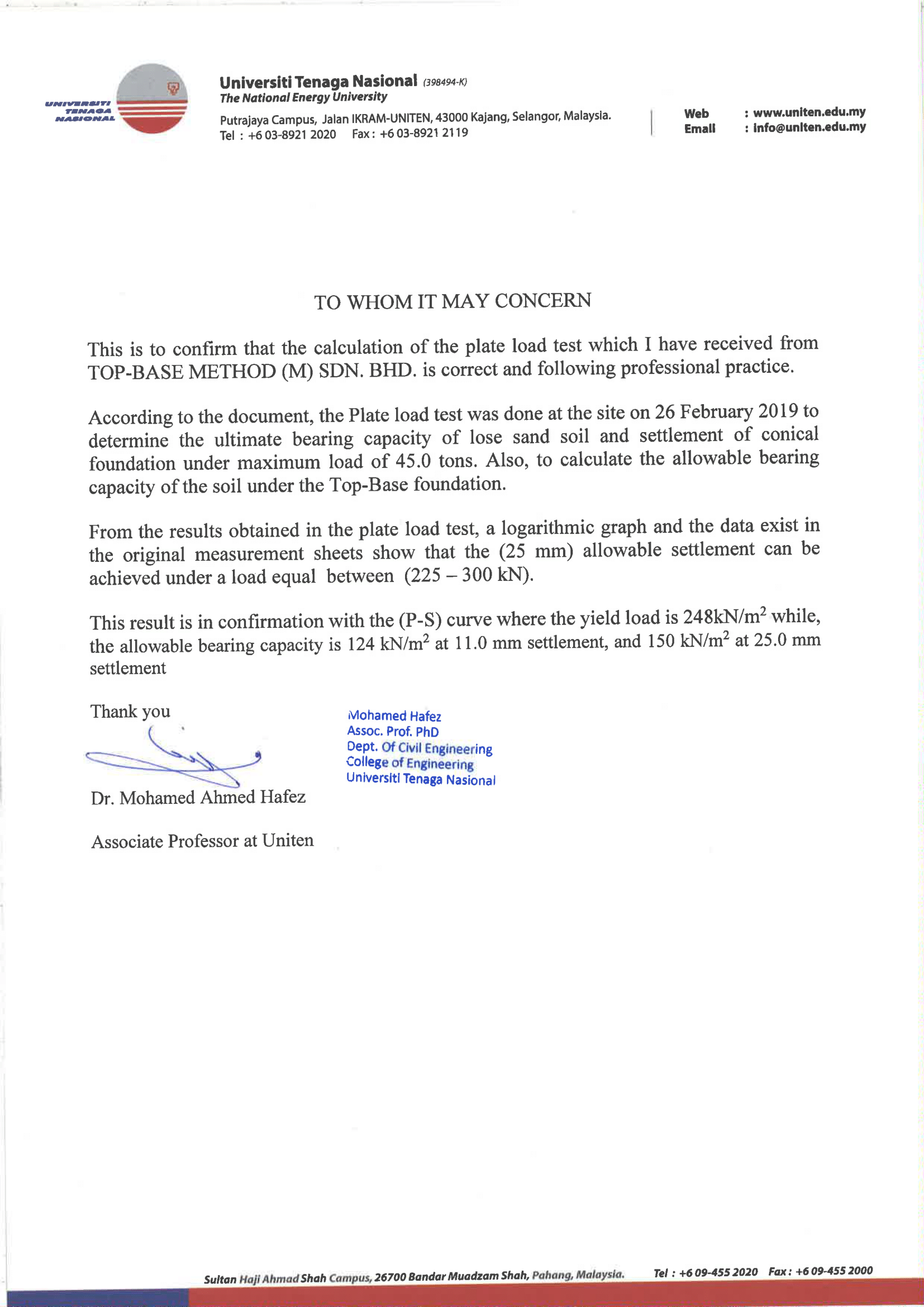 Letter of Mr. Professor HAFEZ 20190308 1